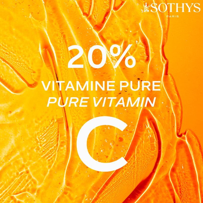 Sothys Noctuelle Capsules 20% Vitamine C Nuit / Nacht Serum in gouden capsule - Afbeelding 2